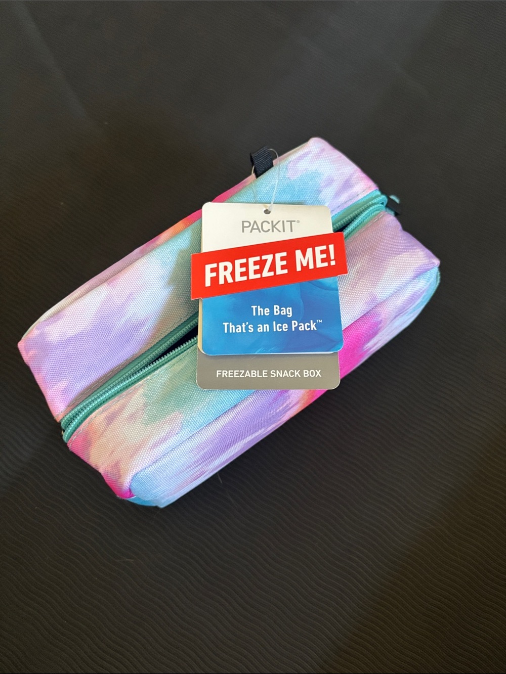 PackIt Freezeable Snack Box - Pastel Tie-Dye
